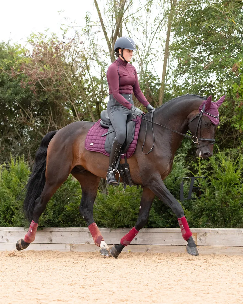 Premier Equine Alberta Close Contact Dressage Square - Wine-3